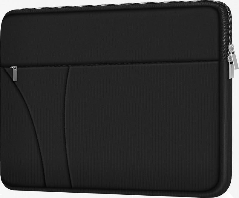 JOCYRN Laptop Sleeve 14 inch, Slim Traveling Laptop Case Cover with Zippered Pocket, Shockproof Protective Carrying Briefcase Computer Bag for 14" MacBook Air/Pro, HP, Dell, Lenovo, Acer, Black - Image 1